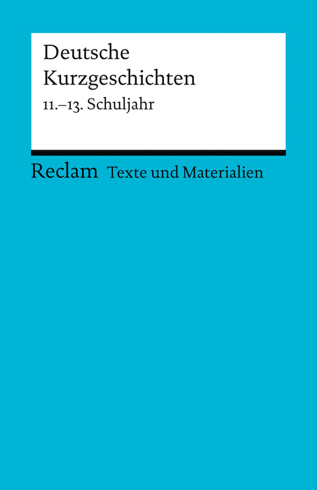 Deutsche Kurzgeschichten.Tl.1 (Winfried Ulrich)