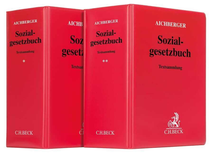 Sozialgesetzbuch (SGB), 2 Ordner zur Fortsetzung (Friedrich Aichberger)