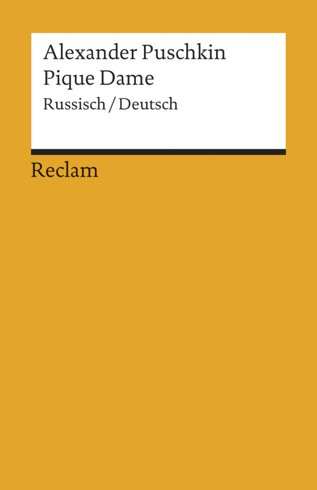 Pique Dame. Russisch/Deutsch (Alexander S. Puschkin)