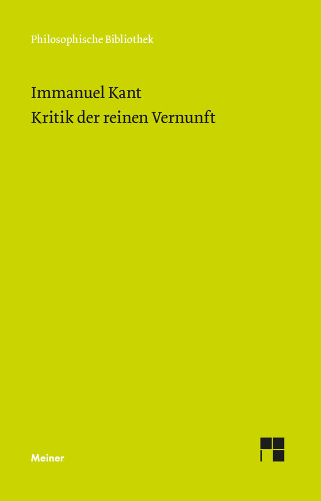 Kritik der reinen Vernunft (Immanuel Kant)