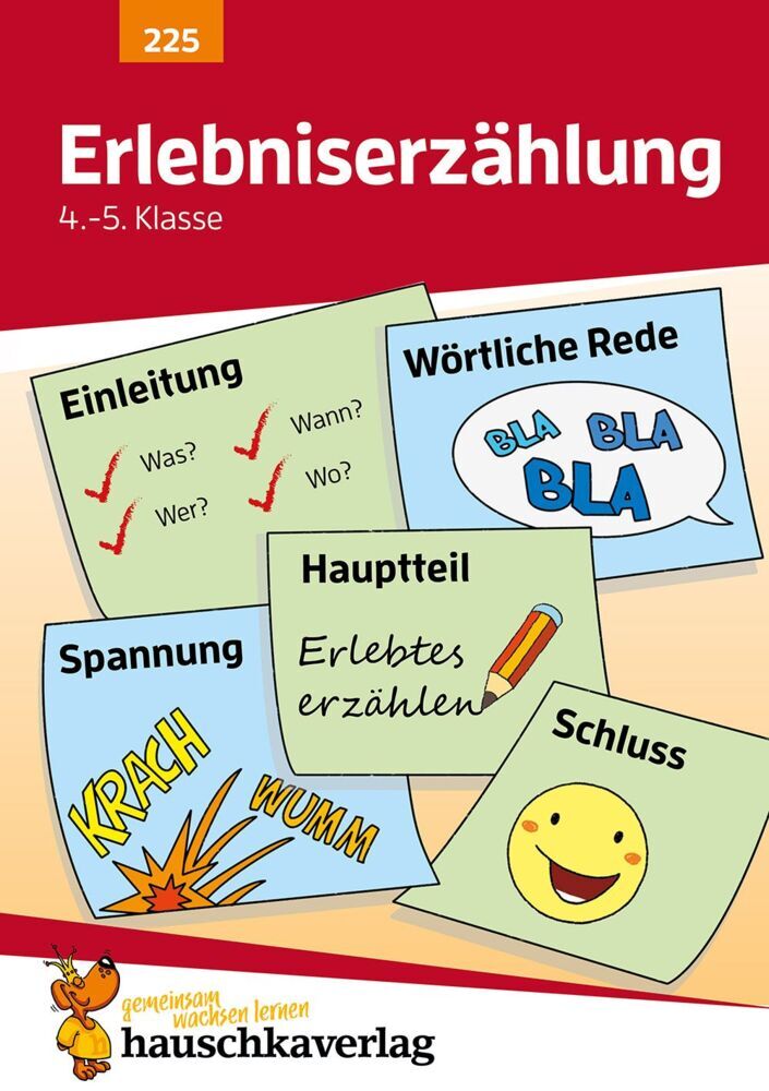 Deutsch 4./5. Klasse Übungsheft - Erlebniserzählung (Gerhard Widmann)