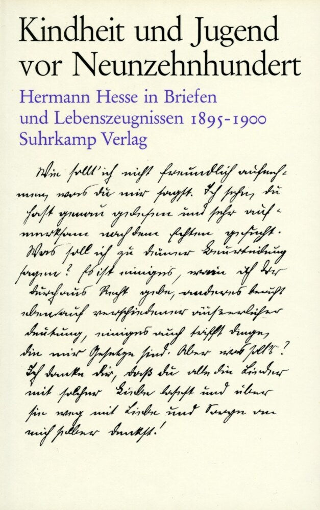 1895-1900 (Hermann Hesse)