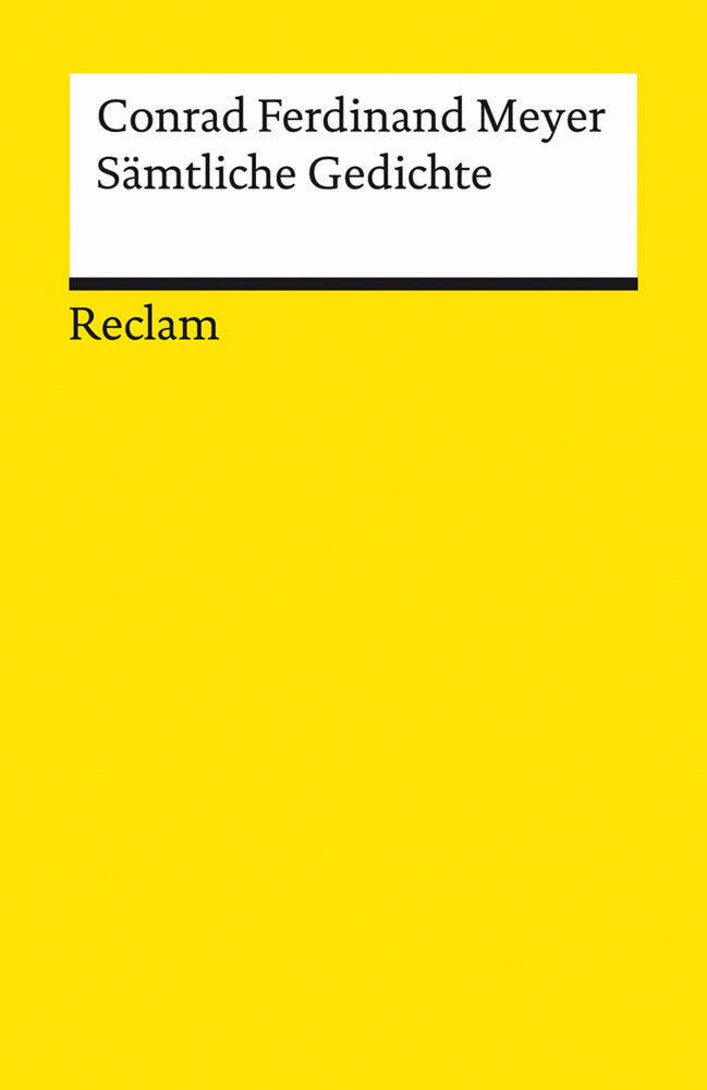 Sämtliche Gedichte (Conrad Ferdinand Meyer)