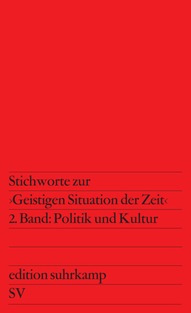 Stichworte zur »Geistigen Situation der Zeit«, 2 Teile