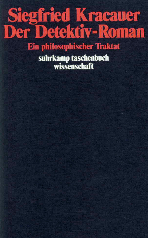 Der Detektiv-Roman (Siegfried Kracauer)