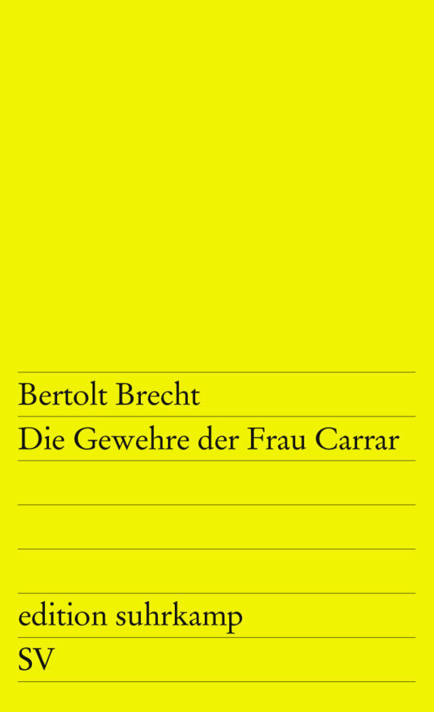 Die Gewehre der Frau Carrar (Bertolt Brecht)