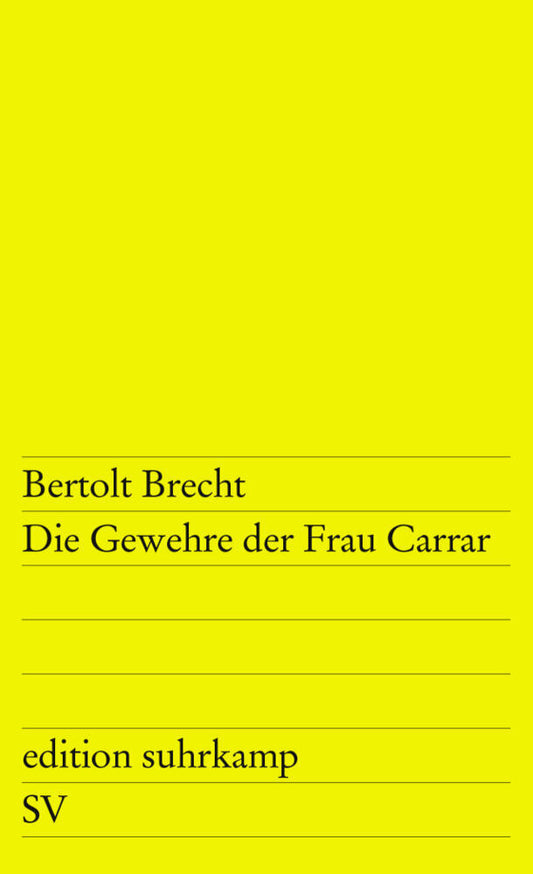 Die Gewehre der Frau Carrar (Bertolt Brecht)