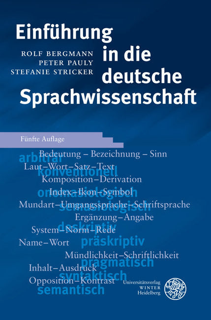Einführung in die deutsche Sprachwissenschaft (Rolf Bergmann)