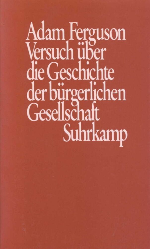Versuch über die Geschichte der bürgerlichen Gesellschaft (Adam Ferguson)