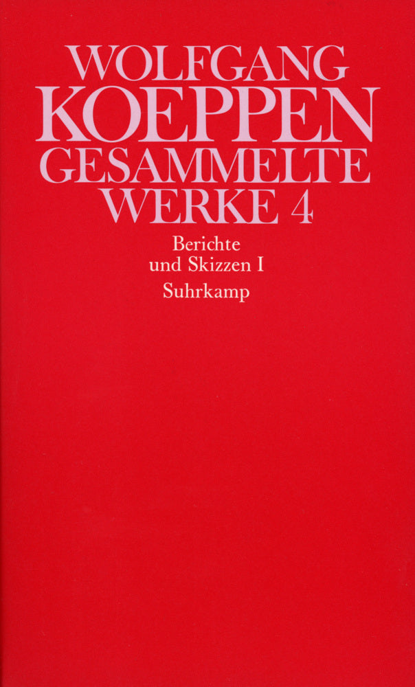 Berichte und Skizzen.Tl.1 (Wolfgang Koeppen)