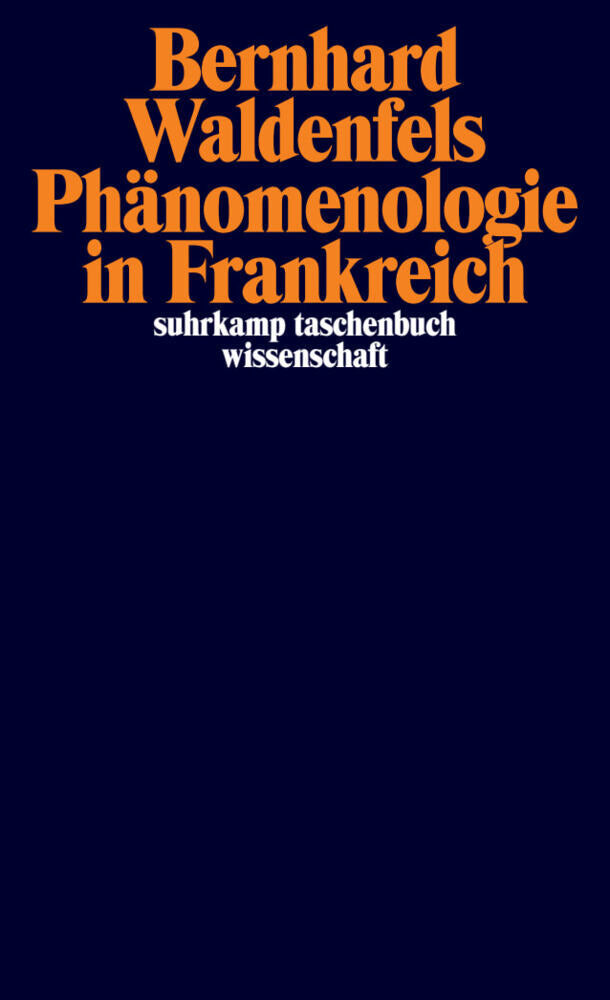 Phänomenologie in Frankreich (Bernhard Waldenfels)