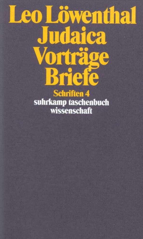 Schriften.Bd.4 (Leo Löwenthal)