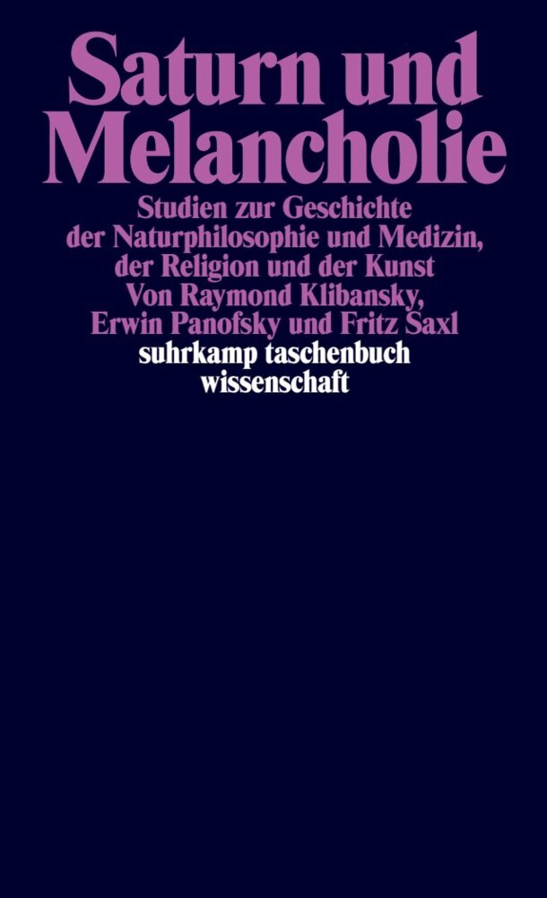 Saturn und Melancholie (Raymond Klibansky)