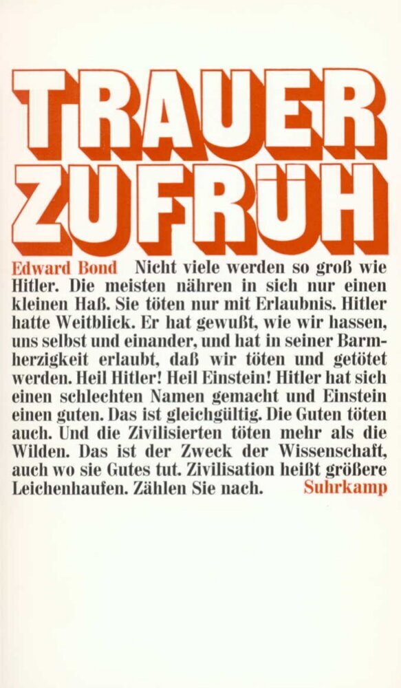 Trauer zu früh (Edward Bond)