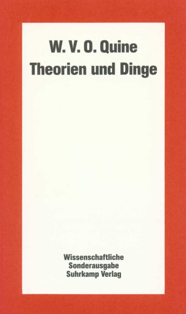 Theorien und Dinge (Willard Van Orman Quine)