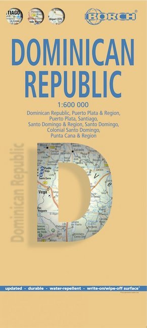 Borch Map Dominican Republic. República Dominicana