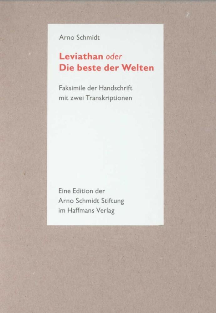 Leviathan oder Die beste der Welten (Arno Schmidt)