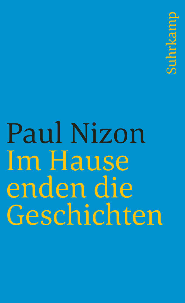 Im Hause enden die Geschichten (Paul Nizon)