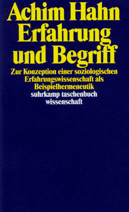 Erfahrung und Begriff (Achim Hahn)