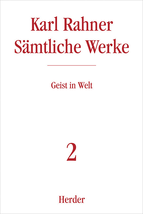 Karl Rahner Sämtliche Werke (Karl Rahner)