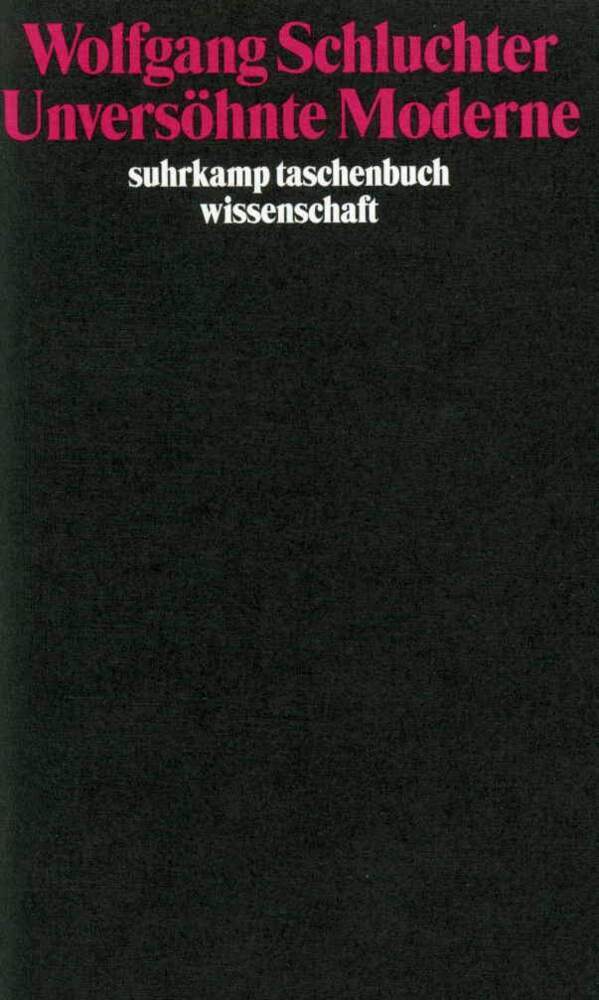 Unversöhnte Moderne (Wolfgang Schluchter)