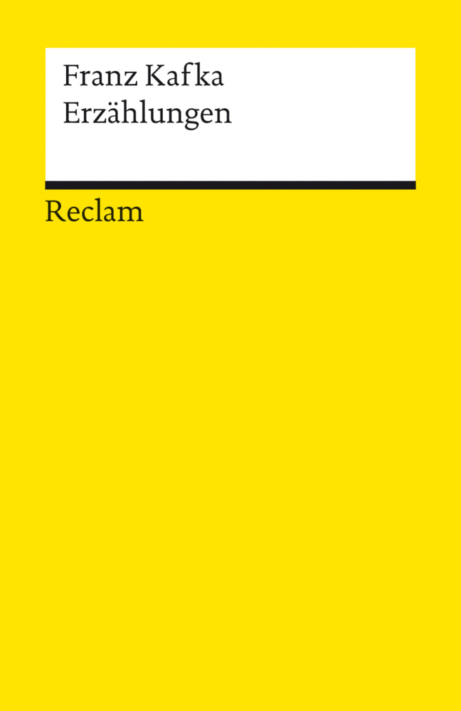 Erzählungen. Textausgabe mit Anhang, Anmerkungen und Nachwort (Franz Kafka)