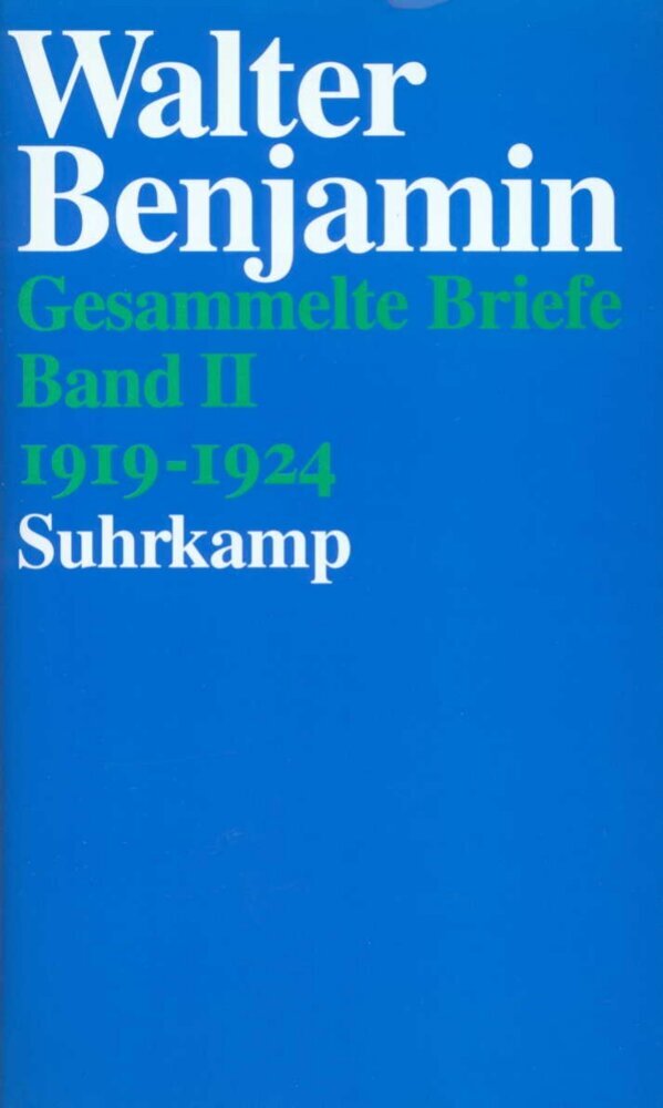 1919-1924 (Walter Benjamin)