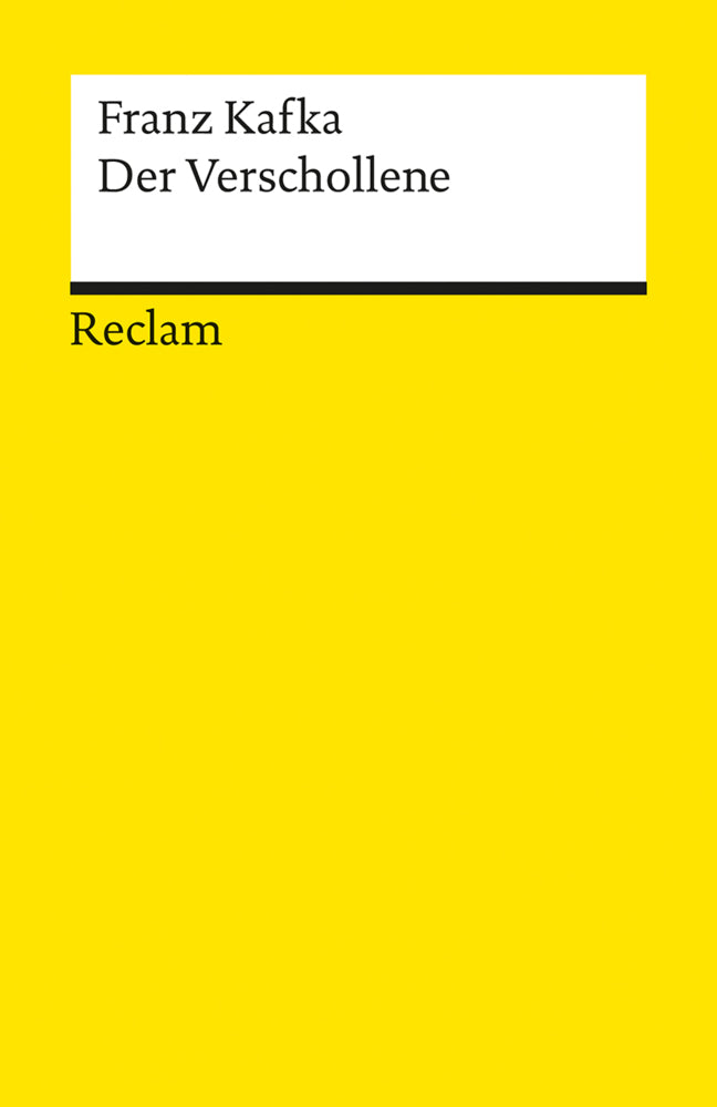 Der Verschollene. Roman. Textausgabe mit Nachwort (Franz Kafka)