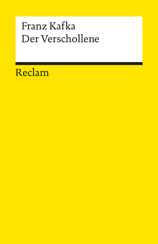 Der Verschollene. Roman. Textausgabe mit Nachwort (Franz Kafka)