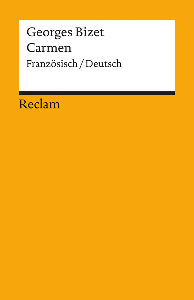 Carmen. Französisch/Deutsch (Georges Bizet)