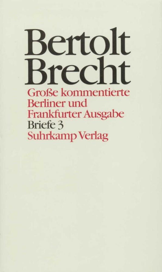 Briefe.Tl.3 (Bertolt Brecht)