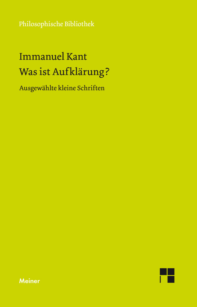 Was ist Aufklärung? (Immanuel Kant)