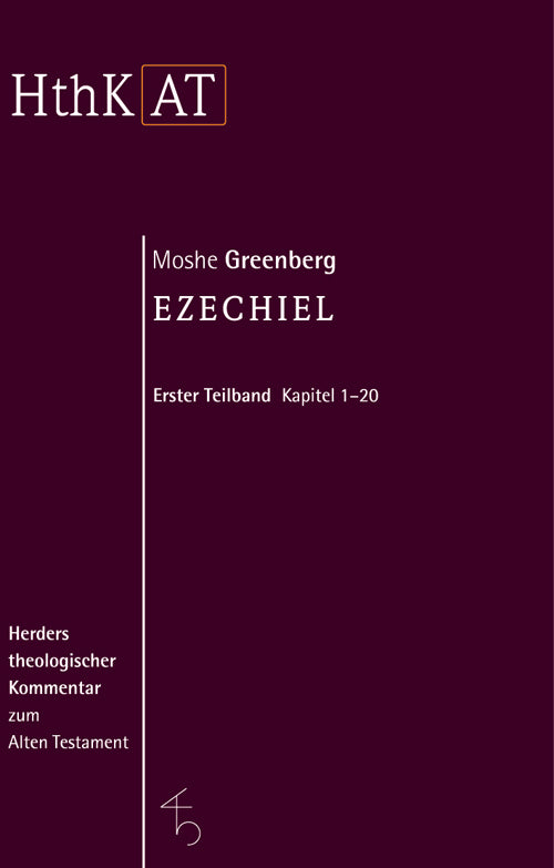 Ezechiel 1-20 (Moshe Greenberg)