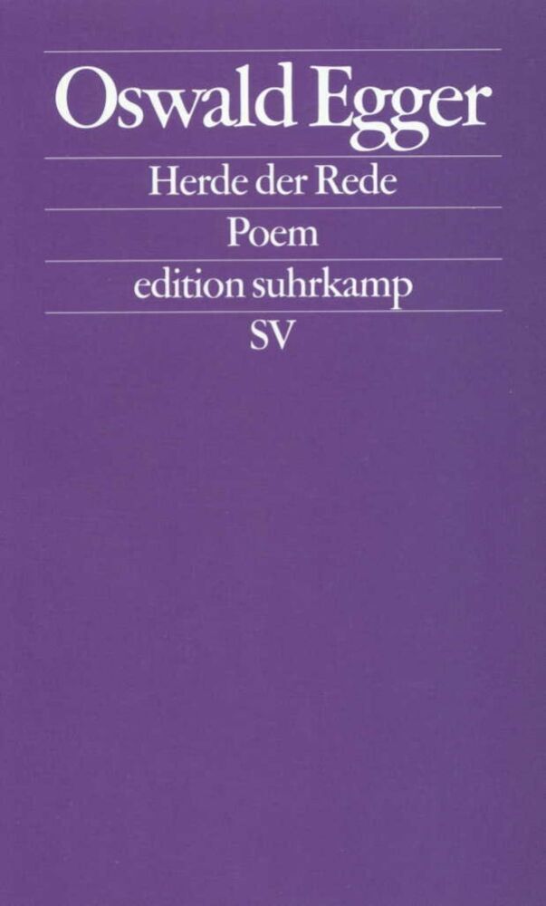 Herde der Rede (Oswald Egger)