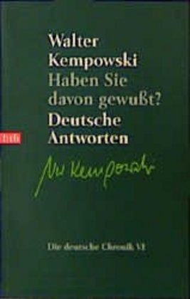 Haben Sie davon gewußt? (Walter Kempowski)