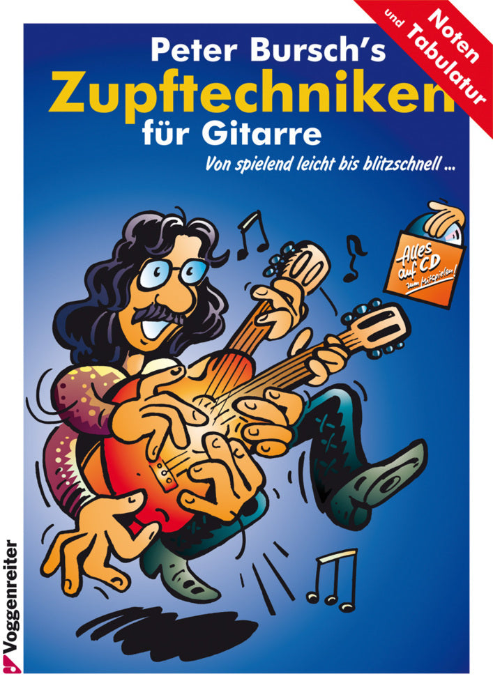 Peter Bursch's Zupftechniken für Gitarre, m. Audio-CD (Peter Bursch)