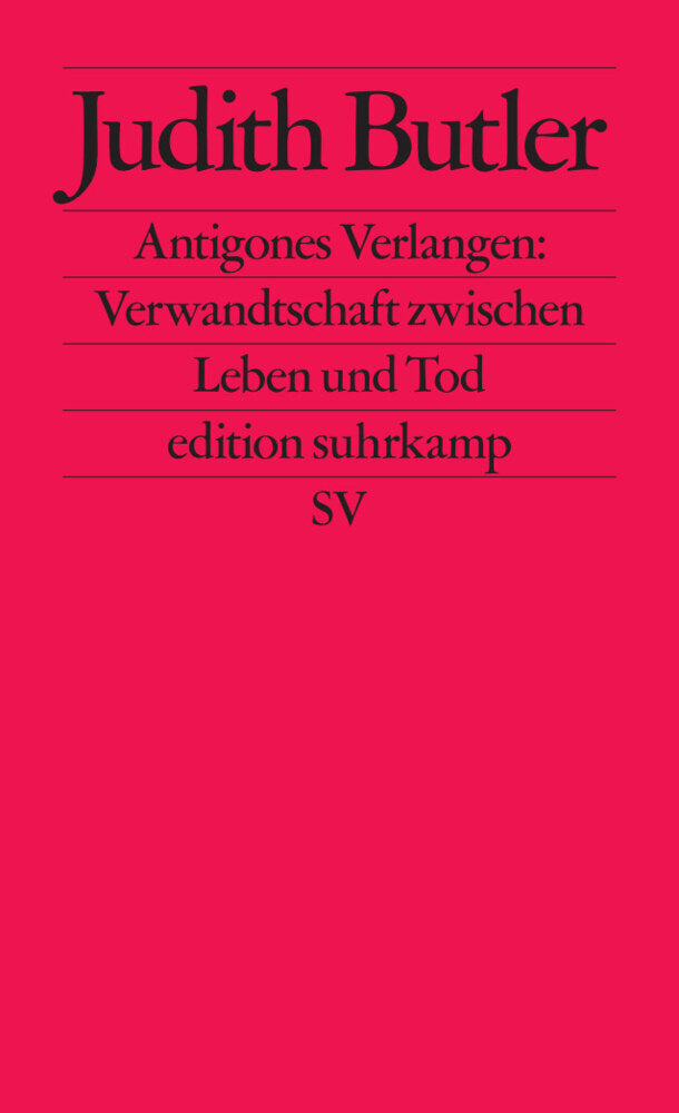 Antigones Verlangen (Judith Butler)