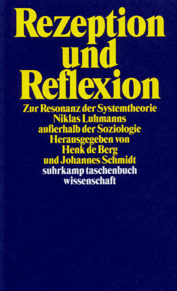 Rezeption und Reflexion (Henk De Berg)