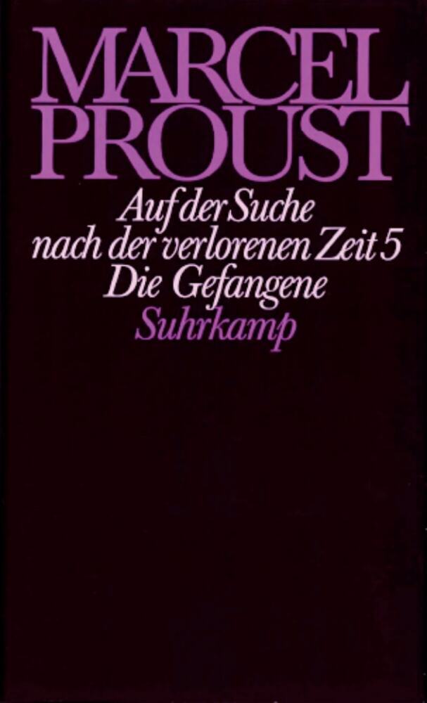 Auf der Suche nach der verlorenen Zeit.Tl.5 (Marcel Proust)