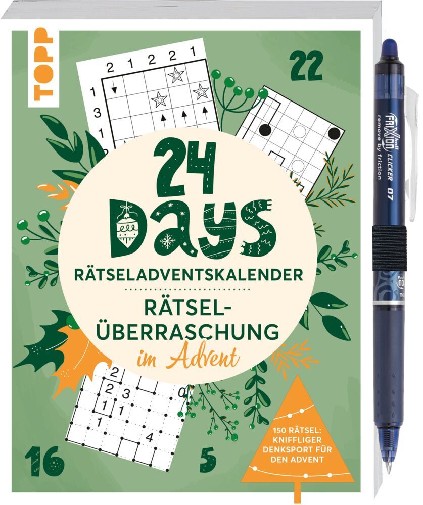 24 DAYS RÄTSELADVENTSKALENDER - Rätselüberraschung im Advent (Frechverlag)