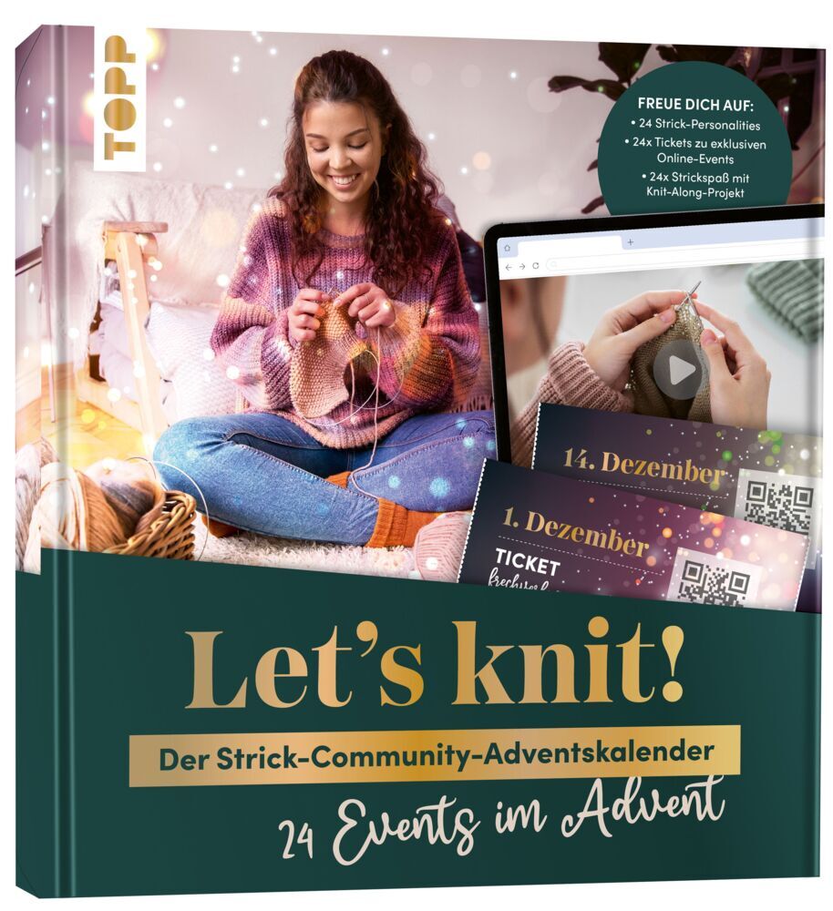Let's knit! 24 Events im Advent (Frechverlag)