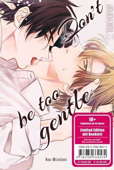 Don't be too gentle - Limited Edition (Kou Mizutani)