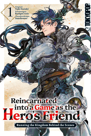 Reincarnated into a Game as the Hero's Friend 01 (Rampei Asio)