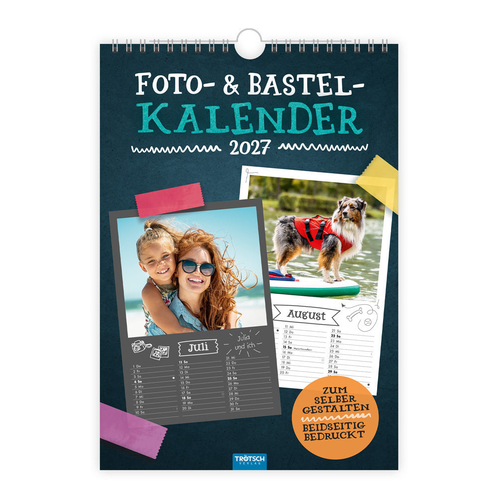 TRÖTSCH - Foto- und Bastelkalender A4 2027 (Trötsch Verlag Gmbh & Co.Kg)