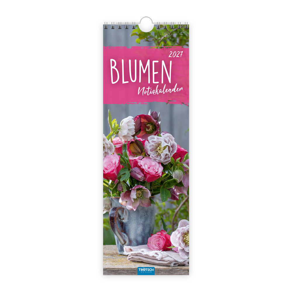 TRÖTSCH - Streifenkalender Blumen 2027 Notizkalender (Trötsch Verlag Gmbh & Co.Kg)