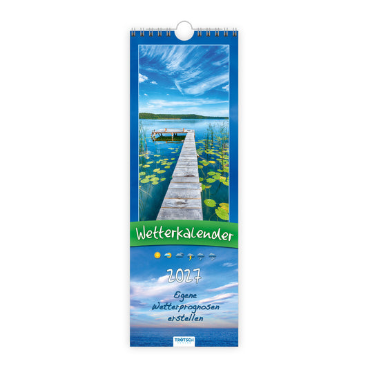 TRÖTSCH - Streifenkalender Wetterkalender 2027 Notizkalender (Trötsch Verlag Gmbh & Co.Kg)