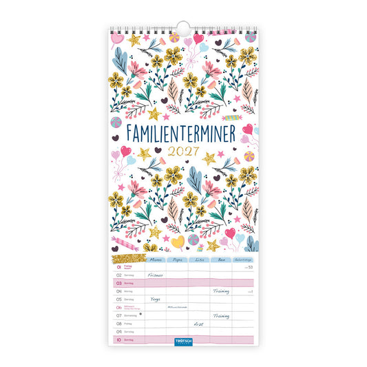TRÖTSCH - Familienkalender Familienterminer 2027 (Trötsch Verlag Gmbh & Co.Kg)