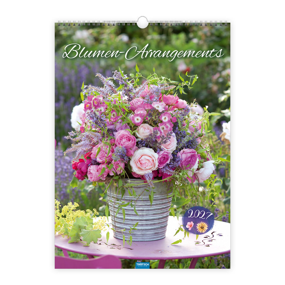 TRÖTSCH - Großbildkalender Blumen-Arrangements 2027 (Trötsch Verlag Gmbh & Co.Kg)