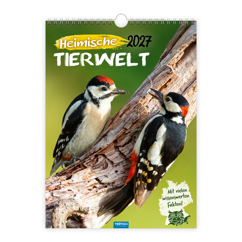 TRÖTSCH - Classickalender Heimische Tierwelt 2027 (Trötsch Verlag Gmbh & Co.Kg)