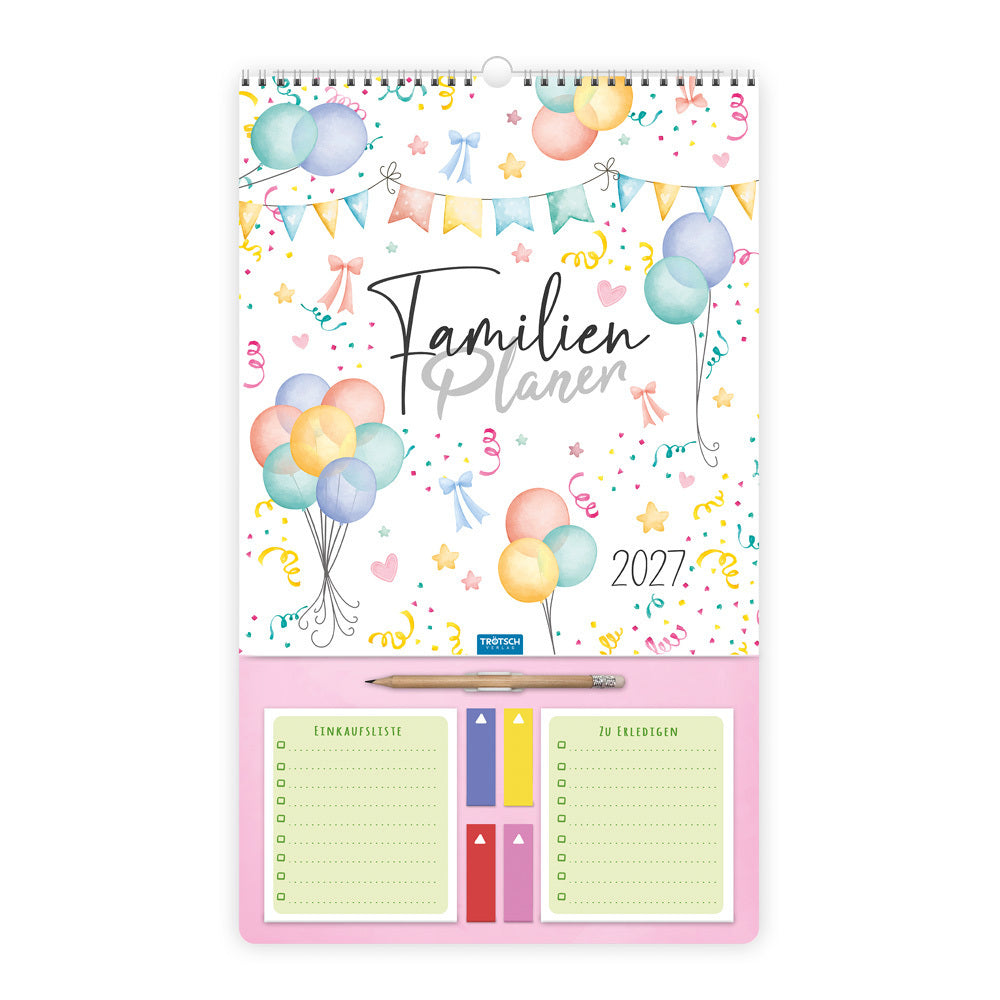 TRÖTSCH - Familienkalender Der große Familienplaner 2027 (Trötsch Verlag Gmbh & Co.Kg)
